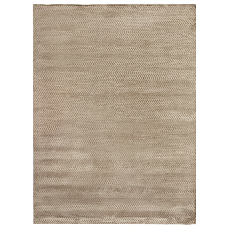 Honeycomb Handloomed Viscose Khaki 12'x15' Area Rug