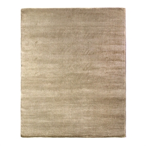 Honeycomb Handloomed Viscose Light Beige 9'x12' Area Rug