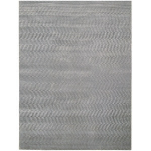 Honeycomb Handloomed Viscose Aqua 14'x18' Area Rug