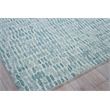 Ink Blot Hand-Tufted New Zealand Wool Turquoise 2'x3' Area Rug