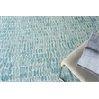 Ink Blot Hand-Tufted New Zealand Wool Turquoise 9'x12' Area Rug