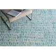 Ink Blot Hand-Tufted New Zealand Wool Turquoise 9'x12' Area Rug