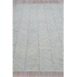 Kascata Hand-Tufted New Zealand Wool Blue/Ivory 5'x8' Area Rug