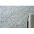 Kascata Hand-Tufted New Zealand Wool Blue/Ivory 5'x8' Area Rug