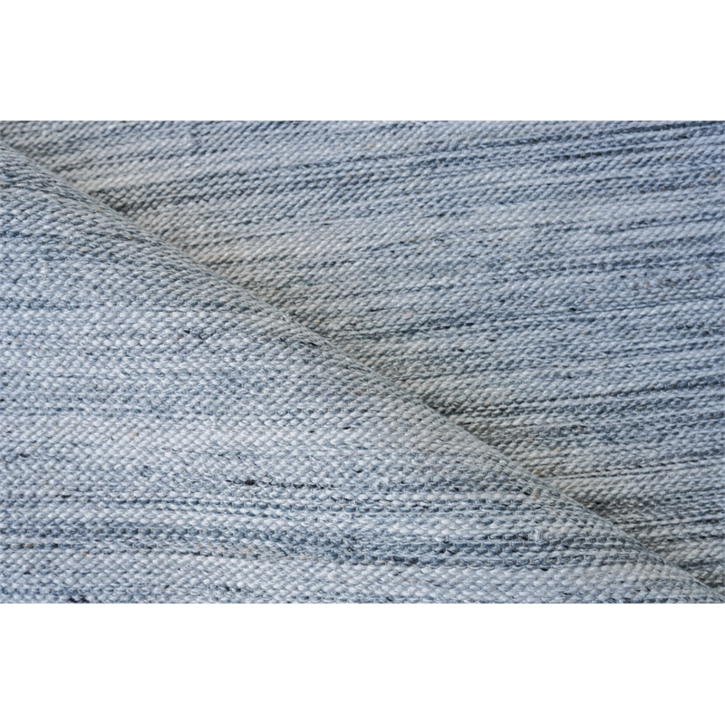 Kashmir Flatweave Pet Aqua/Gray 3'x5' Area Rug