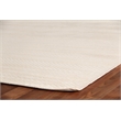 Honeycomb Handloomed Viscose White 10'x14' Area Rug