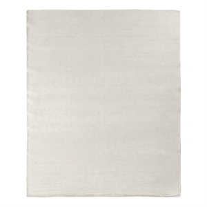 Honeycomb Handloomed Viscose White 10'x14' Area Rug