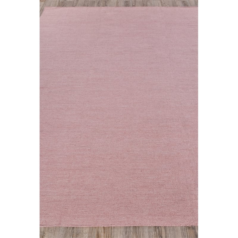 Kashmir Flatweave Pet Light Pink 6'x9' Area Rug