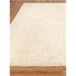 Kaza Hand-Knotted New Zealand Wool White/Ivory 9'x12' Area Rug