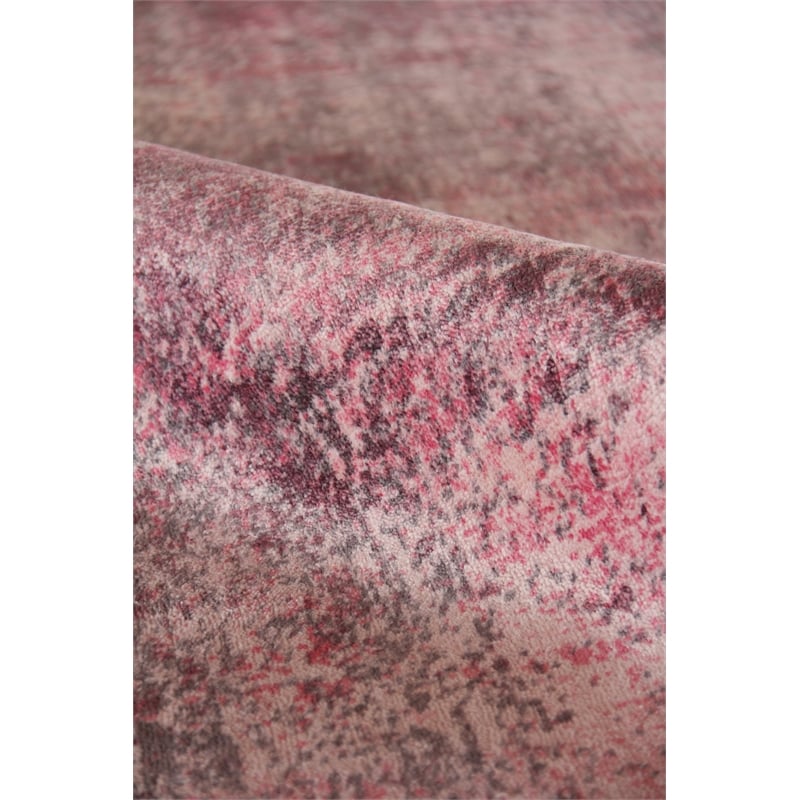 Koda Handloomed Bamboo Silk Pink 9'x12' Area Rug