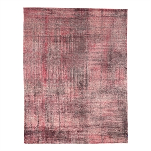 Koda Handloomed Bamboo Silk Pink 9'x12' Area Rug