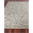 Kaza Hand-Knotted New Zealand Wool Gray/Ivory 2'x3' Area Rug