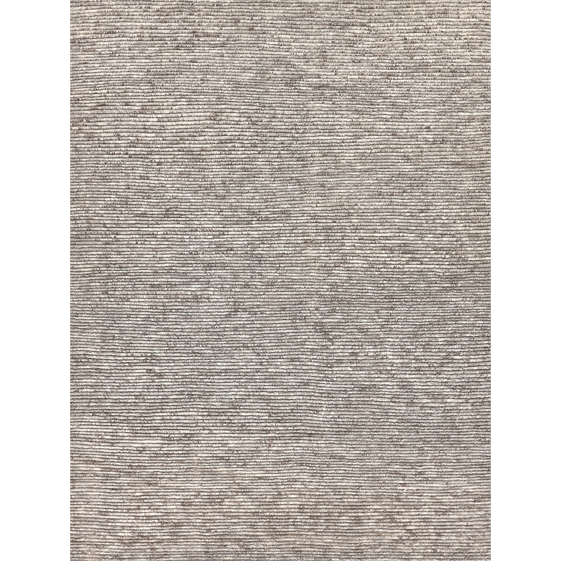 Kaza Hand-Knotted New Zealand Wool Gray/Ivory 2'x3' Area Rug