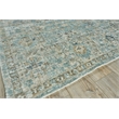Kensington Handloomed Wool/Bamboo Silk Blue 10'x14' Area Rug