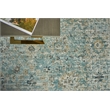 Kensington Handloomed Wool/Bamboo Silk Blue 10'x14' Area Rug