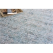 Kensington Handloomed Wool/Bamboo Silk Blue 12'x15' Area Rug