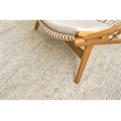 Kaza Hand-Knotted New Zealand Wool Light Silver/Ivory 2'x3' Area Rug