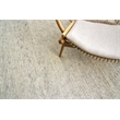 Kaza Hand-Knotted New Zealand Wool Light Silver/Ivory 6'x9' Area Rug