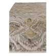 Koda Handloomed Bamboo Silk Gray 8'x10' Area Rug