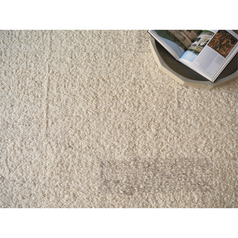 Kokomo Flatweave New Zealand Wool Ivory/Gray 14'x18' Area Rug