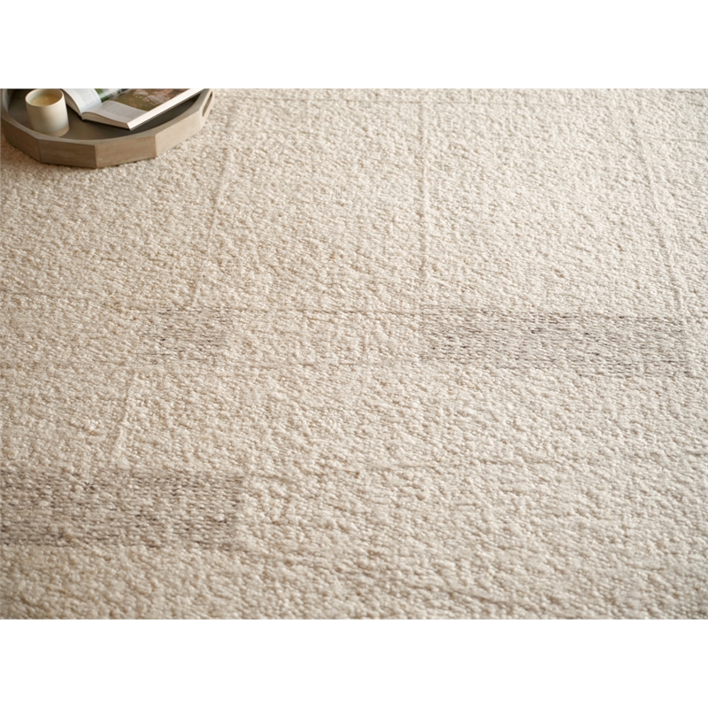 Kokomo Flatweave New Zealand Wool Ivory/Gray 8'x10' Area Rug