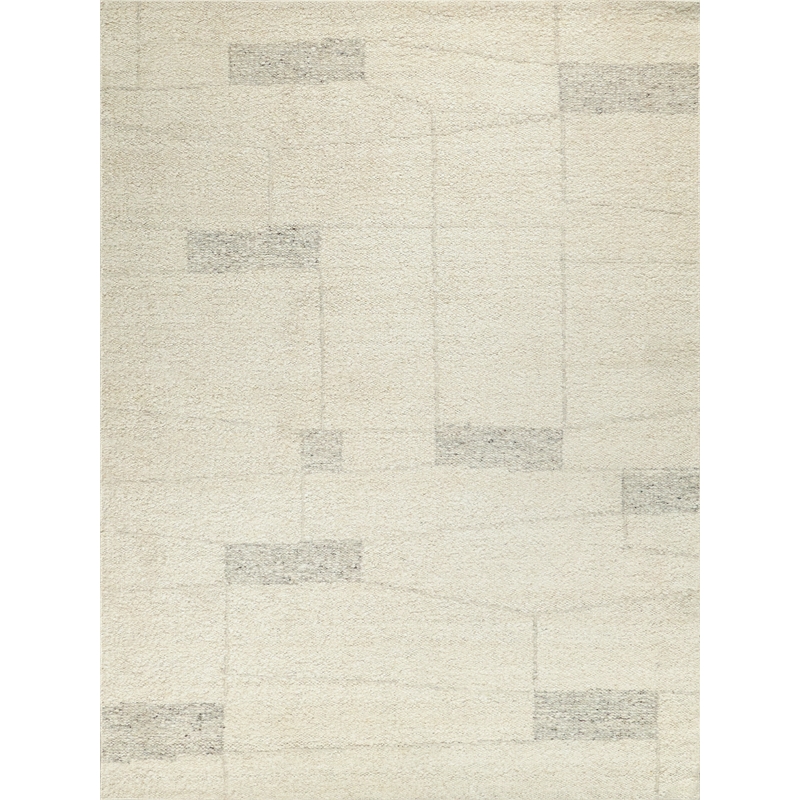 Kokomo Flatweave New Zealand Wool Ivory/Gray 8'x10' Area Rug