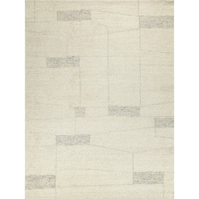 Kokomo Flatweave New Zealand Wool Ivory/Gray 9'x12' Area Rug