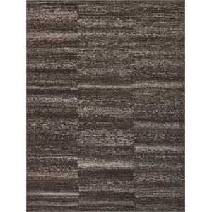 Kaza Hand-Knotted New Zealand Wool Charcoal/Brown 9'x12' Area Rug