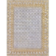 Khotan Hand-Knotted New Zealand Wool Gray/Gold 9'x12' Area Rug