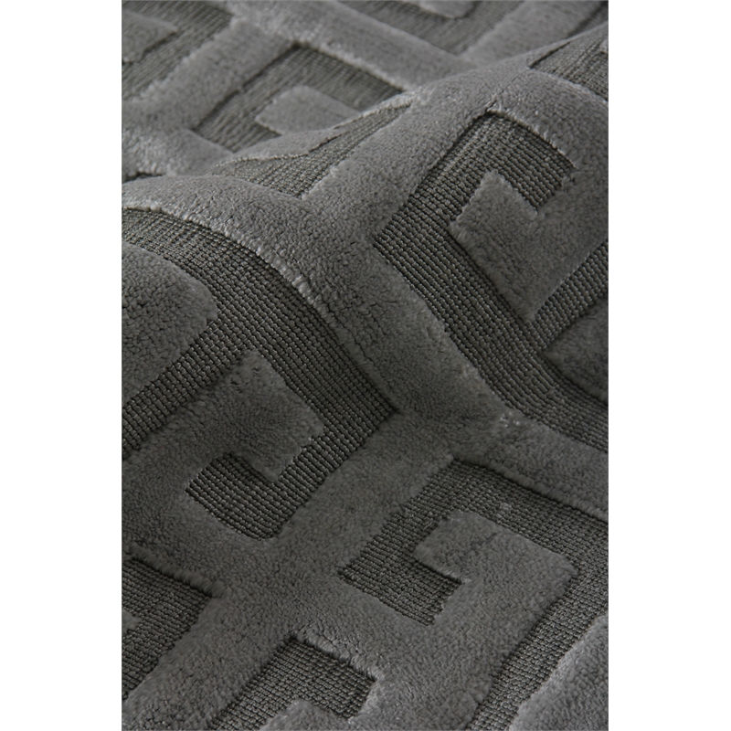 Kingsley Handloomed Bamboo Silk Aqua 8'x10' Area Rug