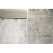 Koda Handloomed Bamboo Silk Silver/Blue 12'x17'4