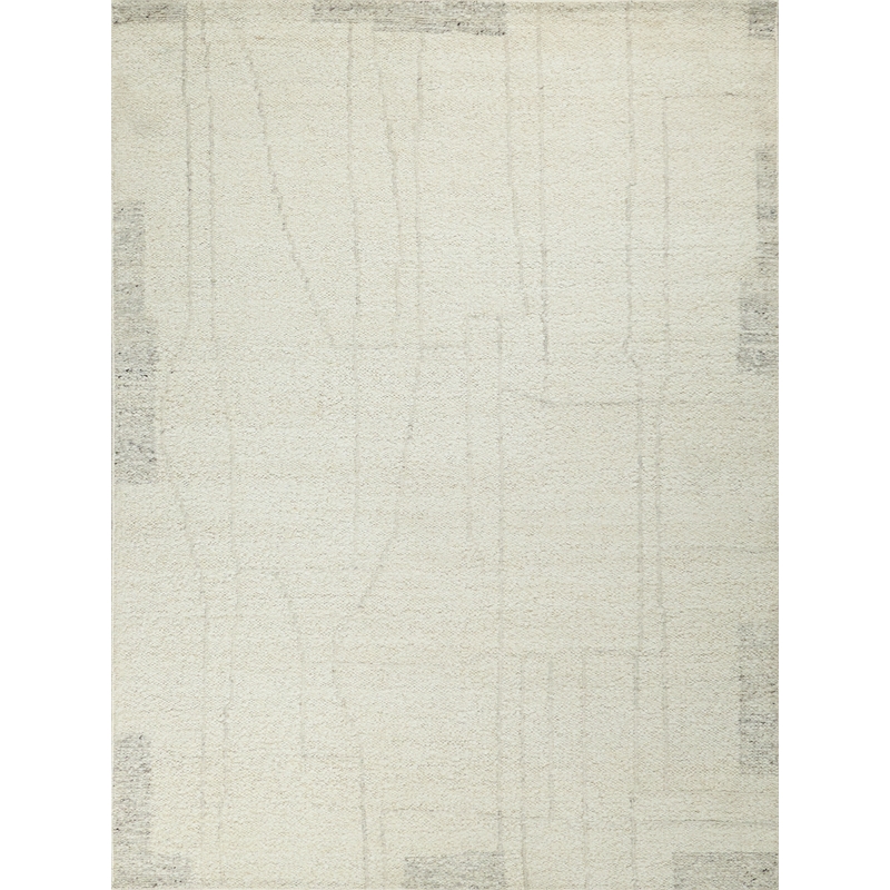 Kokomo Flatweave New Zealand Wool Ivory/Silver 12'x15' Area Rug