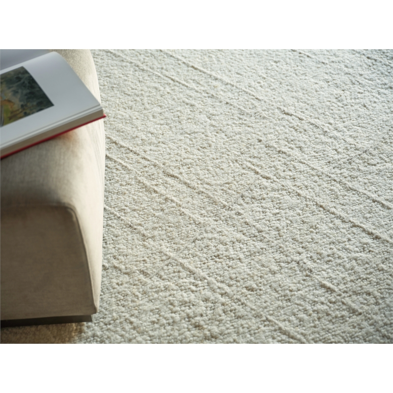 Kokomo Flatweave New Zealand Wool Ivory/Silver 15'x20' Area Rug