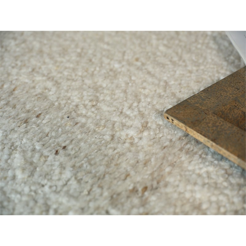 Kokomo Flatweave New Zealand Wool Ivory 10'x14' Area Rug