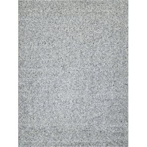 Kaza Handloomed New Zealand Wool Ivory/Silver 10'x14' Area Rug