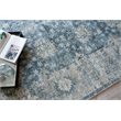 Kensington Handloomed Wool/Bamboo Silk Navy 12'x15' Area Rug