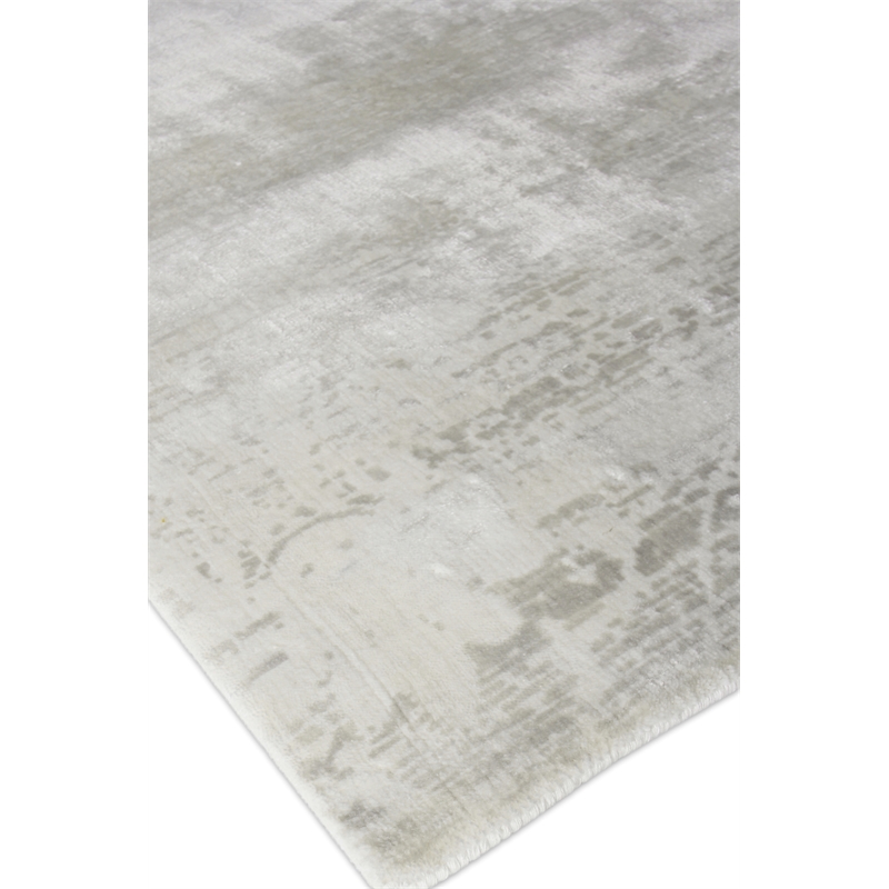 Koda Handloomed Bamboo Silk Metal 8'x10' Area Rug