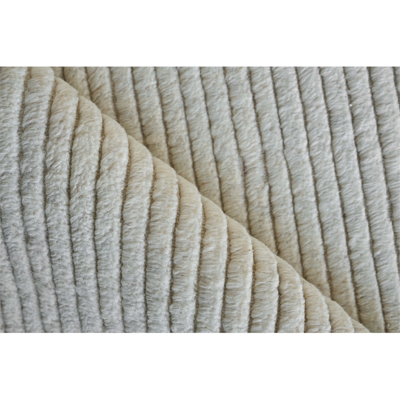 Kaza Handloomed New Zealand Wool Ivory 10'x14' Area Rug