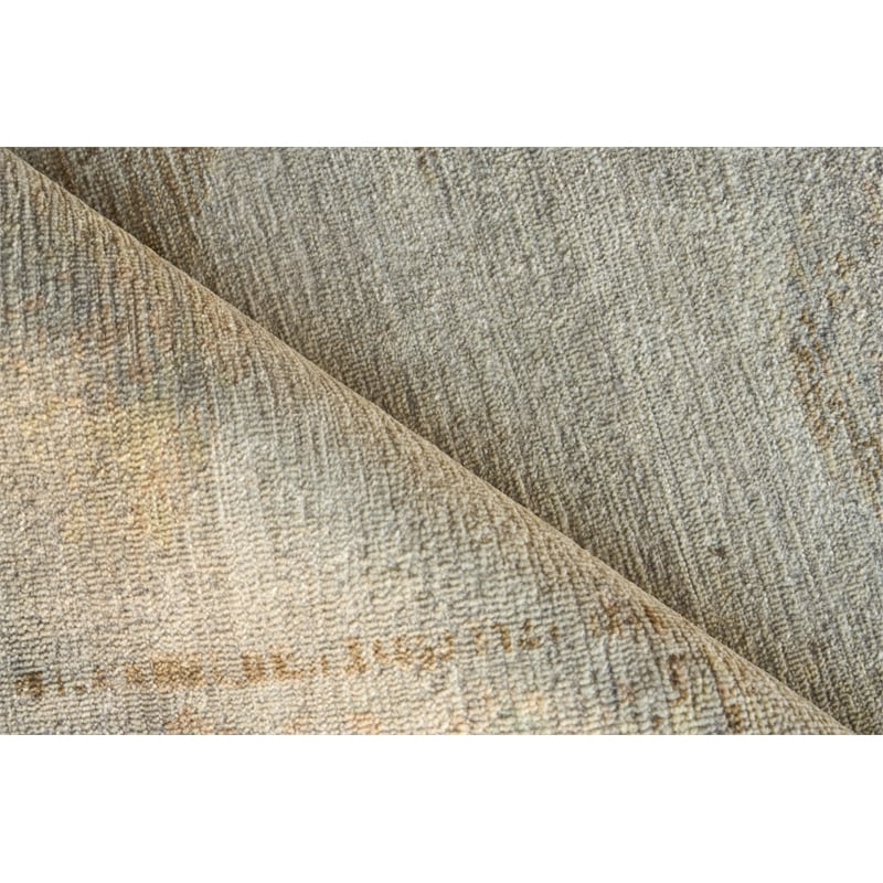Kingston Hand-Knotted Wool Tan/Beige 8'x10' Area Rug