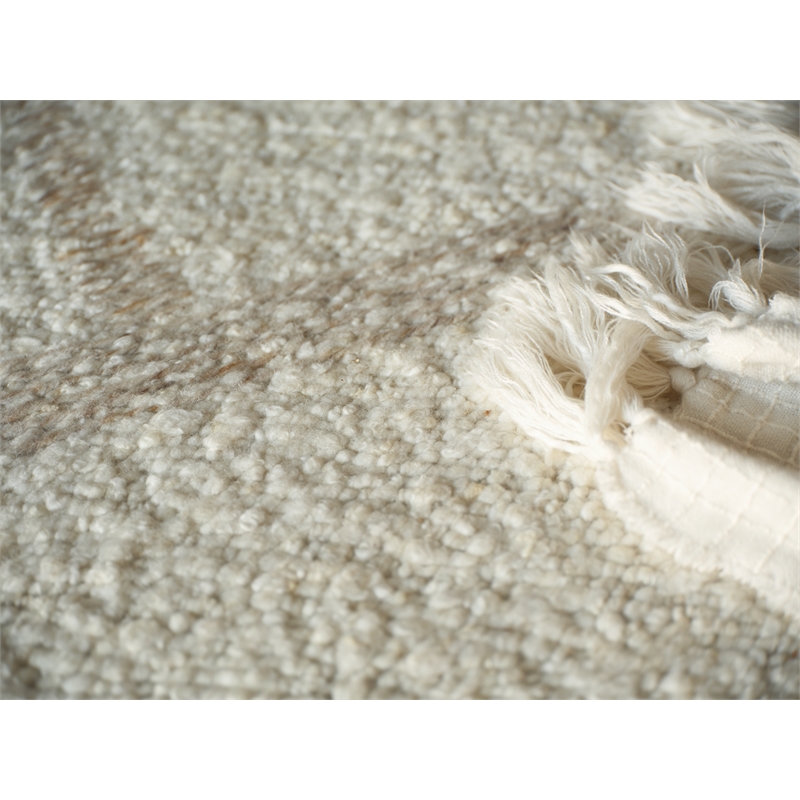 Kokomo Flatweave New Zealand Wool Ivory/Sand 12'x15' Area Rug
