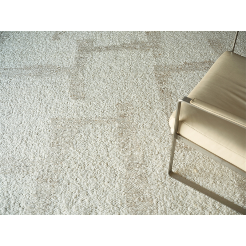 Kokomo Flatweave New Zealand Wool Ivory/Sand 8'x10' Area Rug