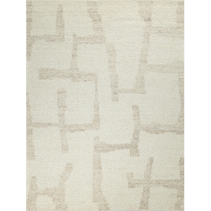 Kokomo Flatweave New Zealand Wool Ivory/Sand 8'x10' Area Rug