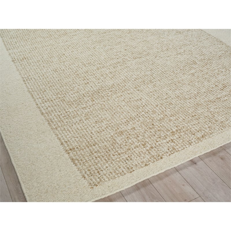 Kokomo Flatweave New Zealand Wool Wheat 12'x15' Area Rug