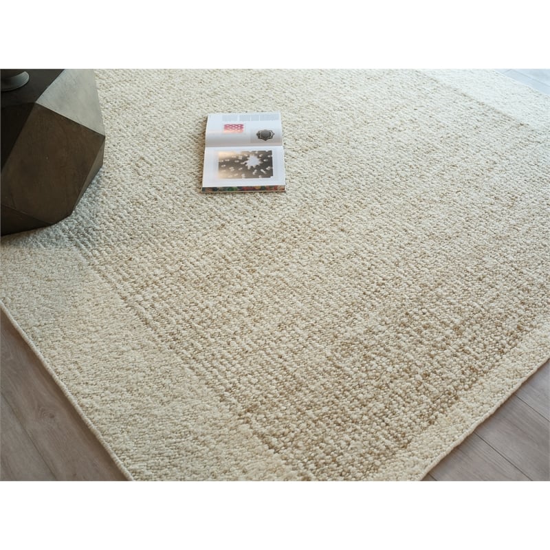 Kokomo Flatweave New Zealand Wool Wheat 12'x15' Area Rug