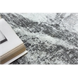 Kyoto Handloomed Wool/Bamboo Silk Silver/Black 12'x15' Area Rug