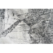 Kyoto Handloomed Wool/Bamboo Silk Silver/Black 9'x12' Area Rug