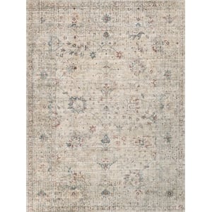 Kensington Handloomed Wool/Bamboo Silk Beige 14'x18' Area Rug
