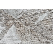 Kyoto Handloomed Wool/Bamboo Silk Silver/Beige 6'x9' Area Rug