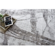 Kyoto Handloomed Wool/Bamboo Silk Silver/Beige 6'x9' Area Rug