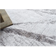Kyoto Handloomed Wool/Bamboo Silk Silver/Beige 6'x9' Area Rug